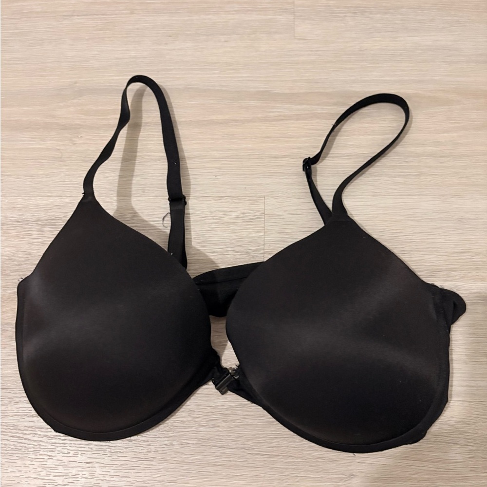 PINK Victoria's Secret Black Full Coverage Padded Push up Bra